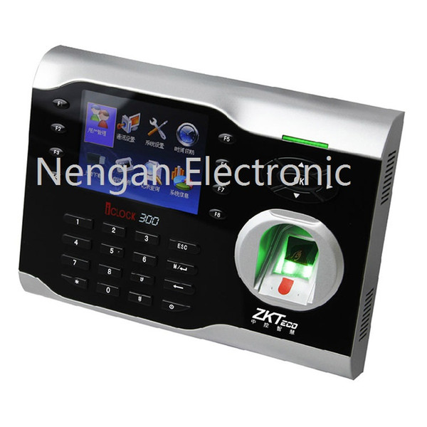 ZKTeco Muti-media Fingerprint Time Attendance Terminal iClock300 3.5 inch Screen 125Khz EM ID Card and Fingerprint Time Clock