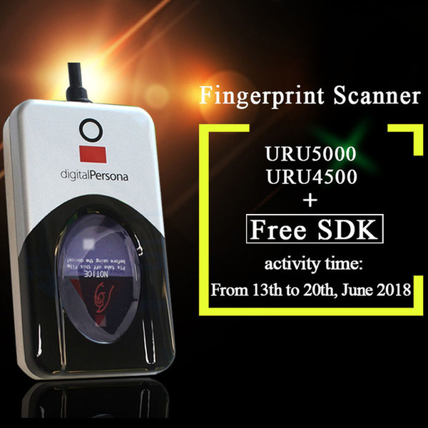 CDT New Professional URU5000 Digital Persona USB Biometric Fingerprint Scanner Sensor Fingerprint Reader URU5000 Free SDK