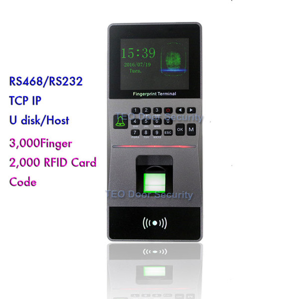 High Speed Large Capacity RFID & Biometric Fingerprint Access Control & Time Attendance Software Security System for Door T&A and AC System