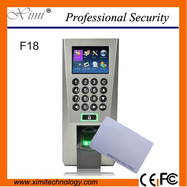 Wholesale- F18 biometric fingerprint access control tcp/ip time attendance zk access controller F18/ID