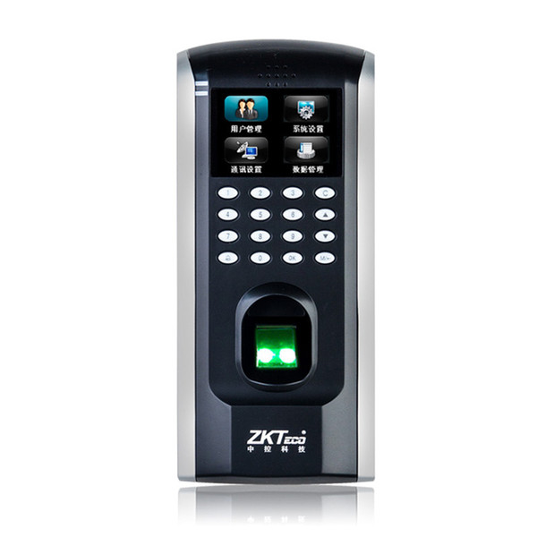 Zk F7 Tcp/Ip Communication 1500 Fingerprint User 80000 Record 2-inch Color Door Access Control Fingerprint Access Controller