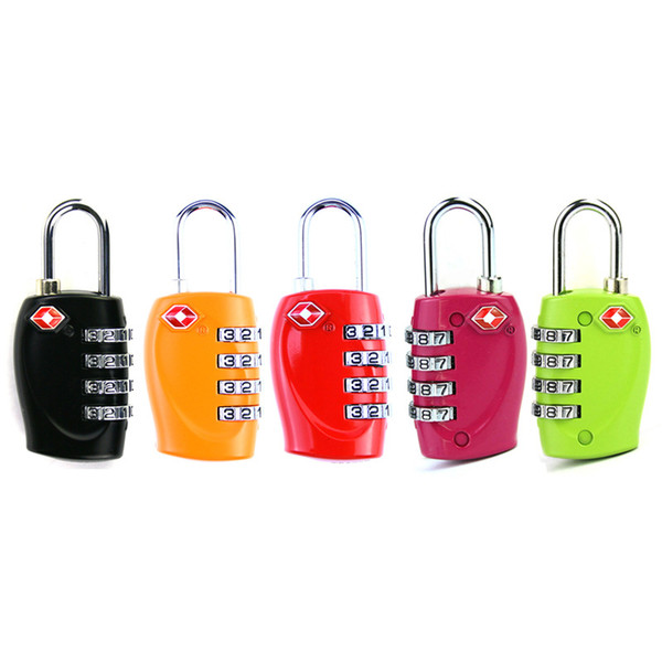 TSA330 Resettable 4 Digit Combination Travel Luggage Suitcase Lock Padlock Luggage Strap Password Customs Travel TSA Locks