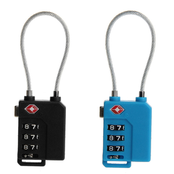 1Pc TSA Resettable 3 Digit Combination Travel Luggage Suit Code Lock Padlock -Y103