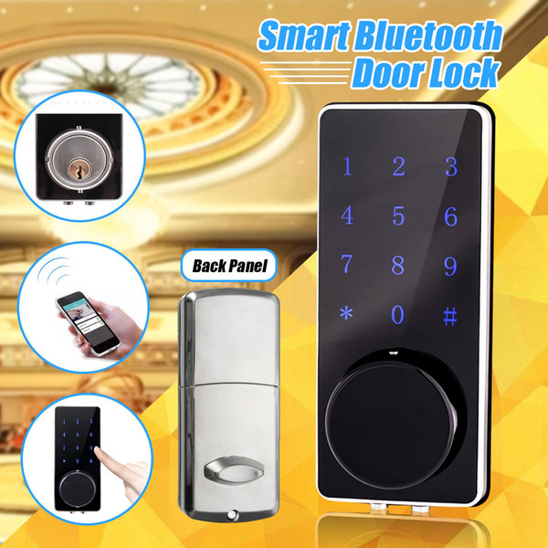 Smart Digital Door Lock Bluetooth Keyless Touch Password APP Deadbolt Security Home Entry Locks