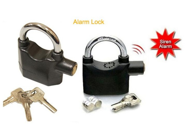 Hot Siren Alarm Lock With Keys Anti-Theft Security System for Door Bike Motorcycle Bicycle Electronic Padlock Alarm Lock