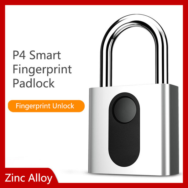 P4 Smart Fingerprint Padlock Anti-theft door locks new hot sale supplier