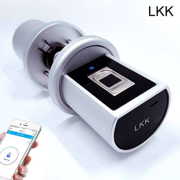 LKK Credit card bluetooth locks Stainless Steel Electronic smart fingerprint door lock