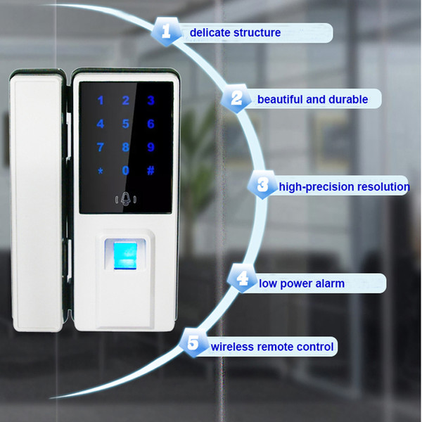 CR-3621 Fingerprint Lock for Glass Door