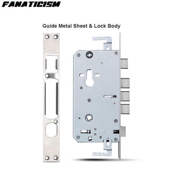 Fanaticism Stainless Steel Anti-theft Security Door Lock Body Upset Strengthening Double Live Fast General Smart Fingerprint Lockbody