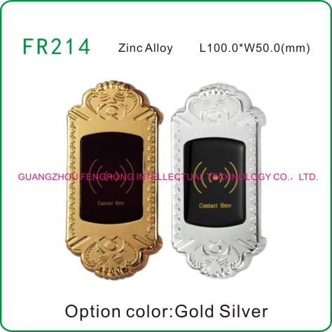 FR214 Wholesale 13.56Mhz FM1108 chip cabinet push lock with Master key card wristband 10pcs/lot