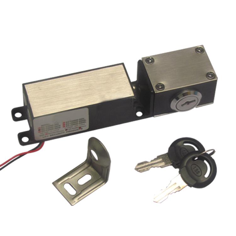 Small Size DC 12V Electric Lock with Key for Cabinet, Drawer, Box