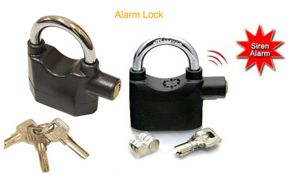 Waterproof Siren Alarm Lock With Keys Anti-Theft Security System for Bike Motorcycle Bicycle Electronic Padlock Alarm Lock