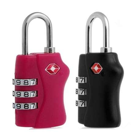 New TSA Resettable 3 Digit Combination Travel Luggage Suitcase Lock Padlock