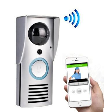 WIFI 720P Video Doorbell Wireless Door Phone Intercom Monitor Smart Bell HD Camera PIR Motion Sensor Night Vision Unlock LLFA