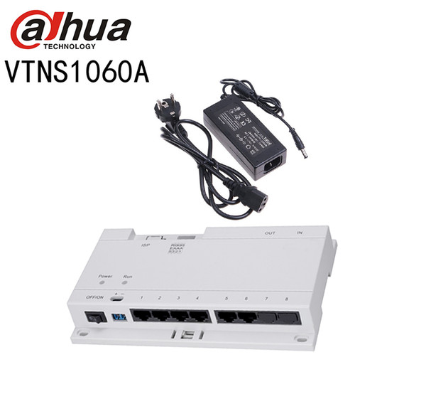 Dahua VTNS1060A Video Intercom POE Switch for IP System Connect max 6 indoor monitors with the Cat 5e cable for vto2000a