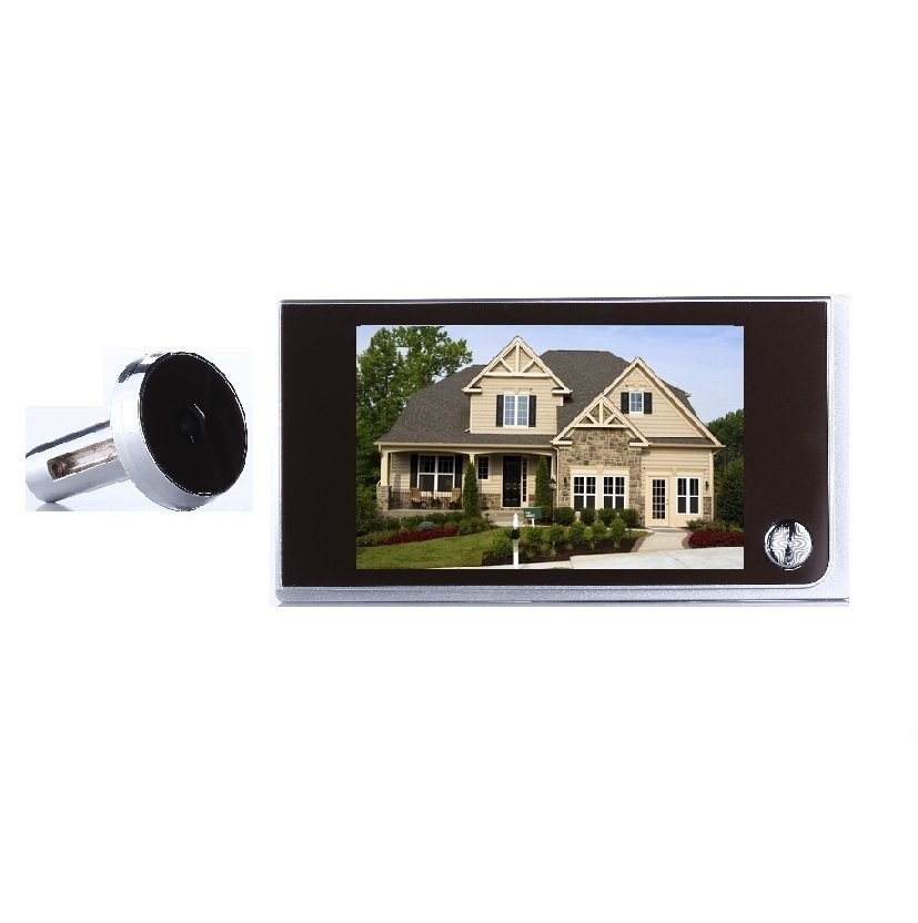 New digital peephole door camera 3.5 inch LCD 0.5 Megapixels camera 120 degree viewing angle door peephole camera