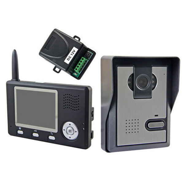 2.4GHz Wireless Wifi 3.5'' TFT LCD Color Video Door Phone Monitor Intercom Home Security Doorbell CMOS Camera