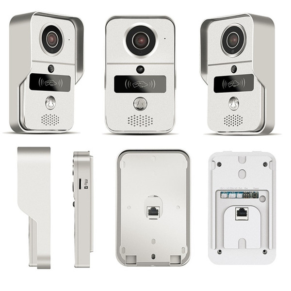 Wifi Video Doorbell 720P Smart Video Doorbell with RFID Card Full Duplex Talk Supports Micro SD Card PC with Windows WIFI Video Door Phone