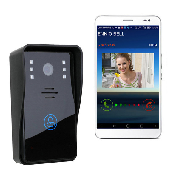 High Quality WiFi Remote Video Camera Door Phone Rainproof Intercom Doorbell Free Shipping