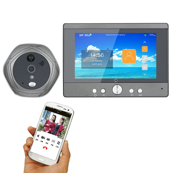 LENVII SY501B11 720P 5 inch WIFI cat eye visible doorbell