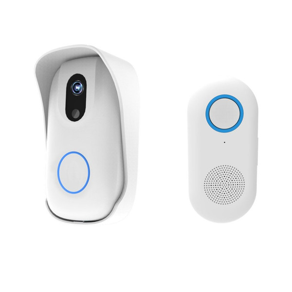 720P Wireless Wifi Video Doorbell Camera P2 Motion Detection Alarm Built-in TF Card Door Phone Intercom Home Security