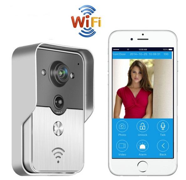 Wireless Wifi Video Door Phone Doorbell Camera Intercom Remote Phone Control IP Video Door Phone System