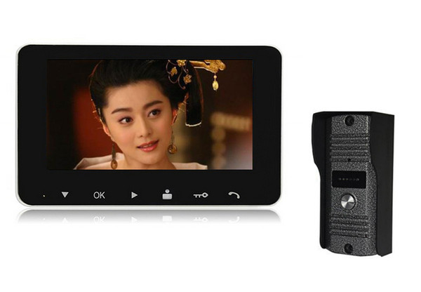 2015 New 4.3 Inch Video Door Phone ,Doorbel Intercom System IR Camera Monitor ,Unlock ,Two-Way Intercom Functions