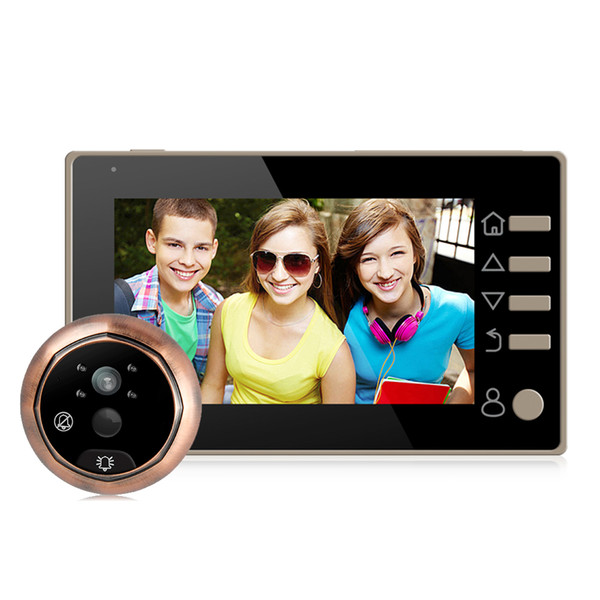 4.3 Inch 160 Degree 3MP Peephole viewer video door phone