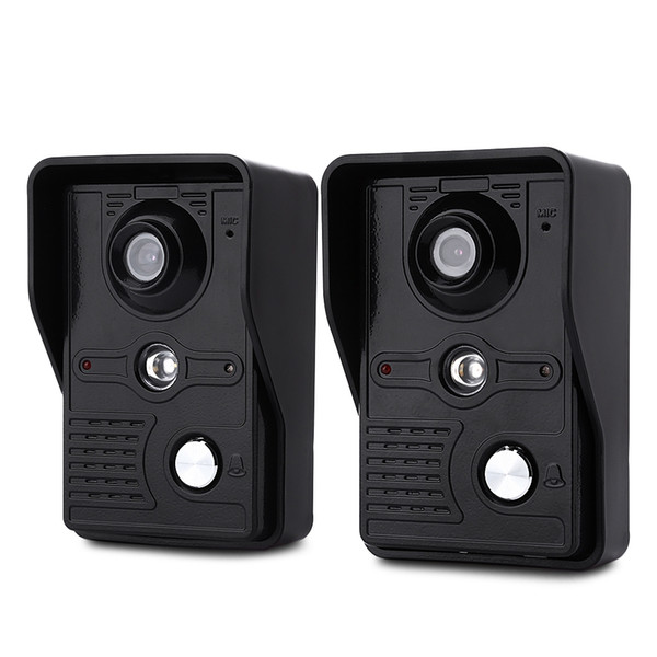 SY813MKB21 7 inch Video Door Phone Doorbell Intercom Kit 2 camera 1 monitor for home security