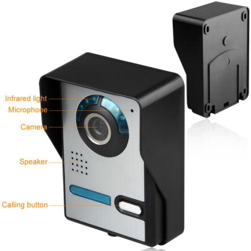 7 inch Wifi Intercom System with IR-CUT HD 1000TVL Wired Camera Night Vision