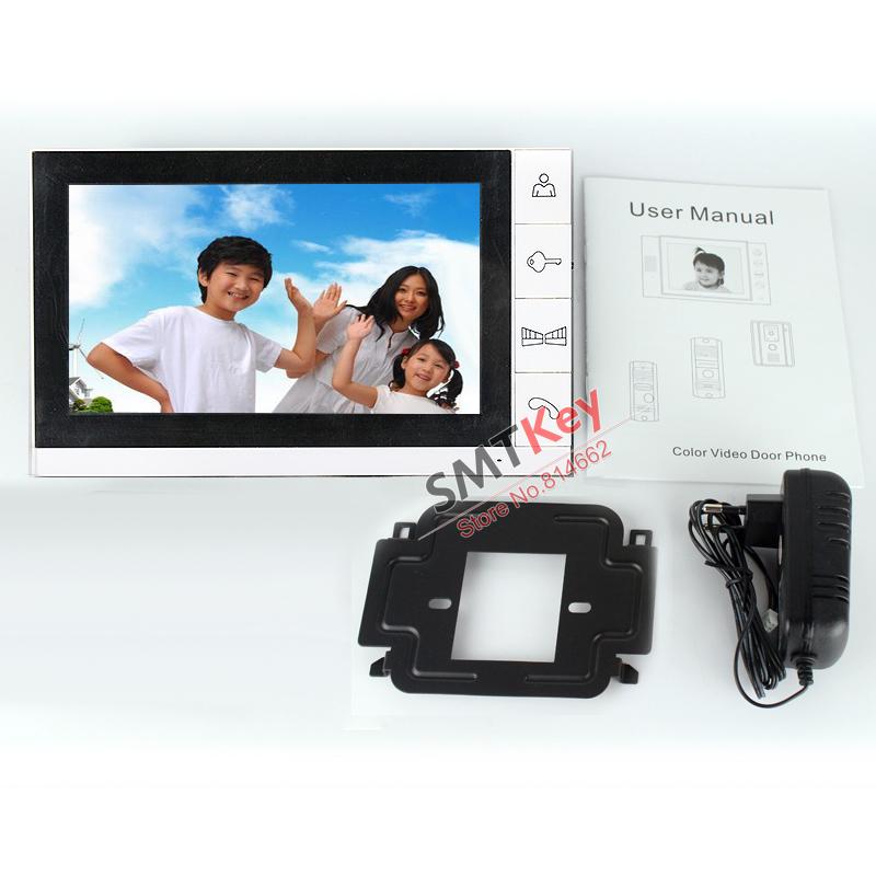 Wholesale-9 inch doorphone monitor support SD Card video recording intercom (just monitor)