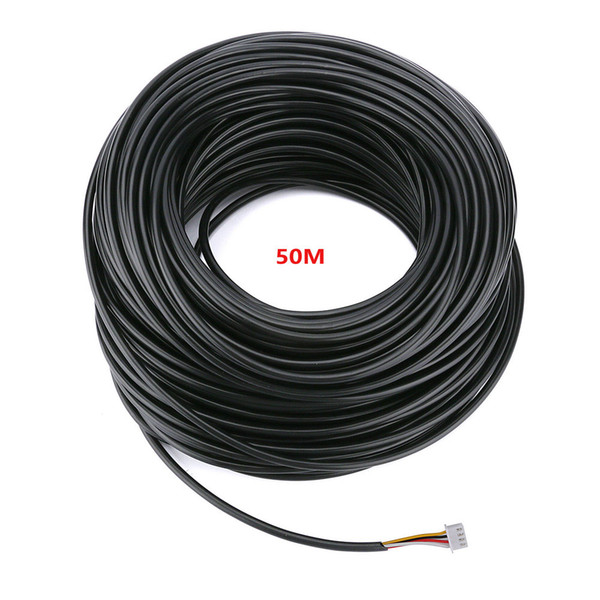 50M 2.54*4P 4 wire cable for video intercom Color Video Door Phone doorbell wired Intercom cable