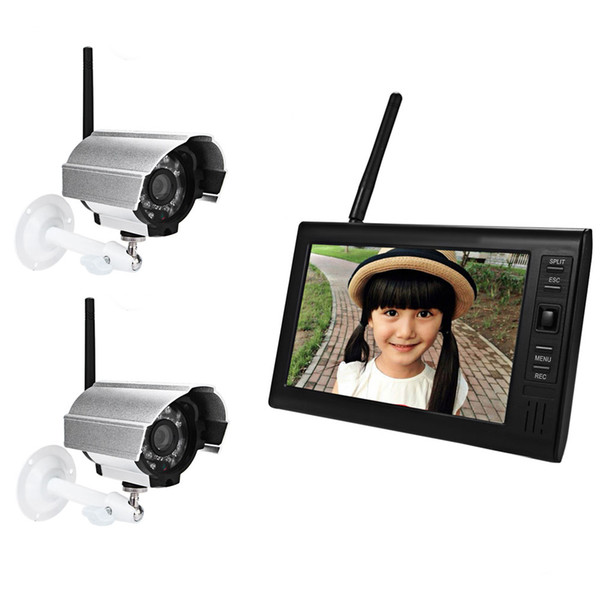 7 Inch TFT LCD Screen Monitor Wireless Waterproof Night Vision IP Camera