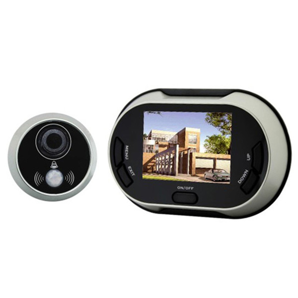 3.5 Inch IR Night Vision Wired Video Doorbell Peephole Viewer