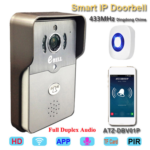 With Indoorbell 720P Smart WIFI IP Doorbell