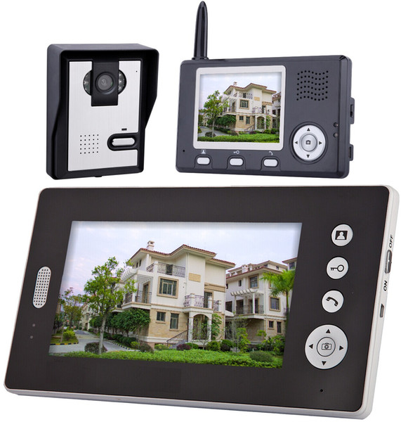 2.4Ghz Wireless Two Way Intercom Video Door Phone With 3.5inch and 7 Inch Monitor