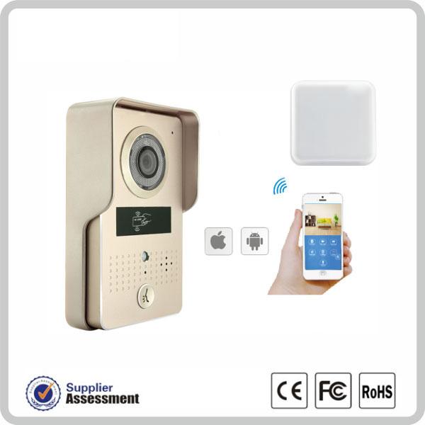 WIFI IP Doorbell 720P IR Night Vision Golden/Silver Color Optional