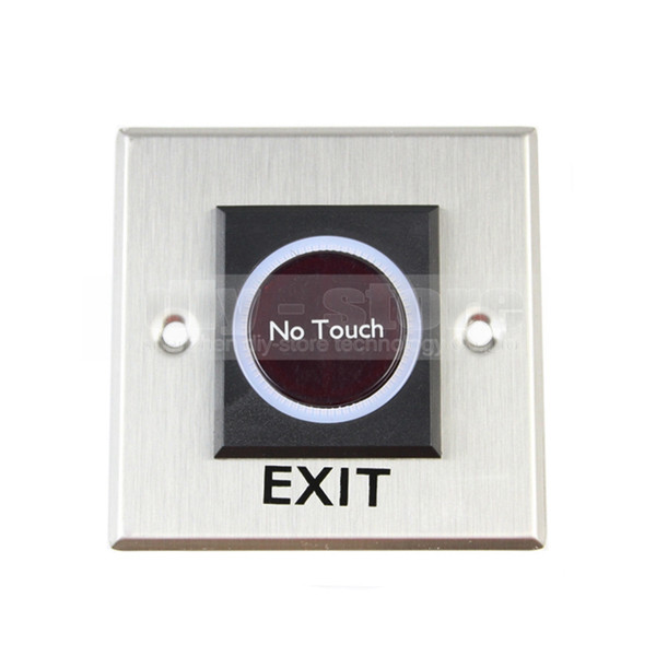 DIYSECUR Exit Button Infrared No Touch Induction Switch Style / Access Switch / Exit Switch for Access Control System