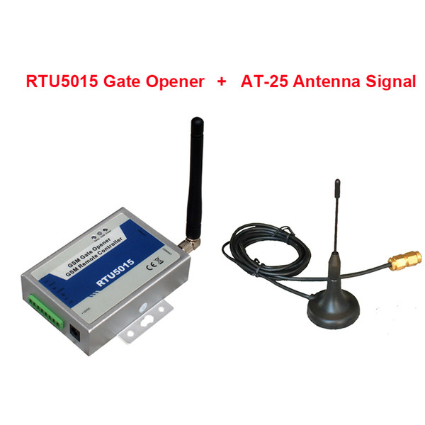 Wholesale-Wireless GSM switch 12V GSM gateway 2 Digital Input / 1 Relay Output remotely switch ON/OFF equipments by Free Call(RTU5015)