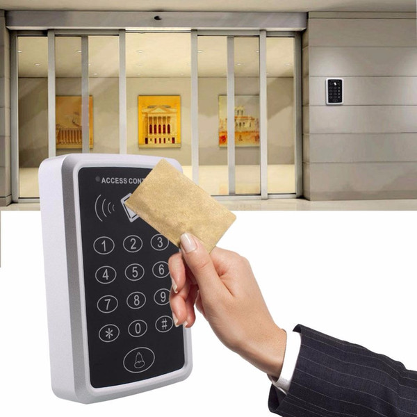 Wholesale-125Khz RFID Door Reader Card Keypad Mini Proximity ID Access Machine Controller