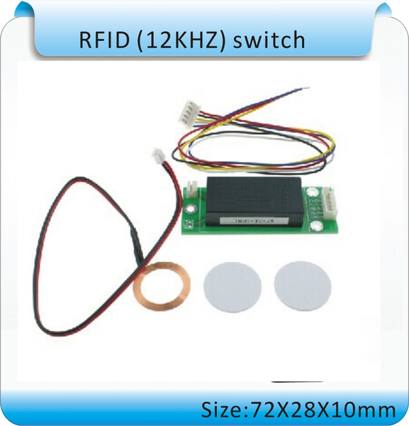 Free shipping DIY SY - RF188 Mini 125KHZ RFID smart switch, embedded switch RFID card reader+2 tags