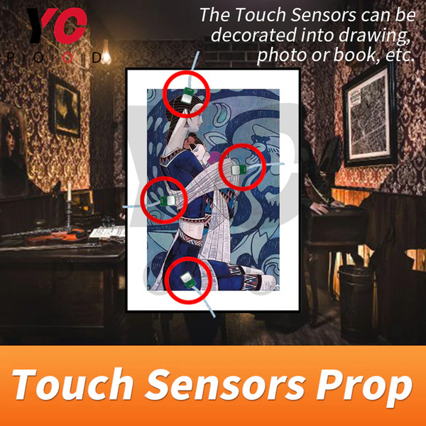 Touch Sensor Prop Escape Room Touch in Correct Sequence to Unlock Takagism Game Real Life Adventure Game Props Chamber Room