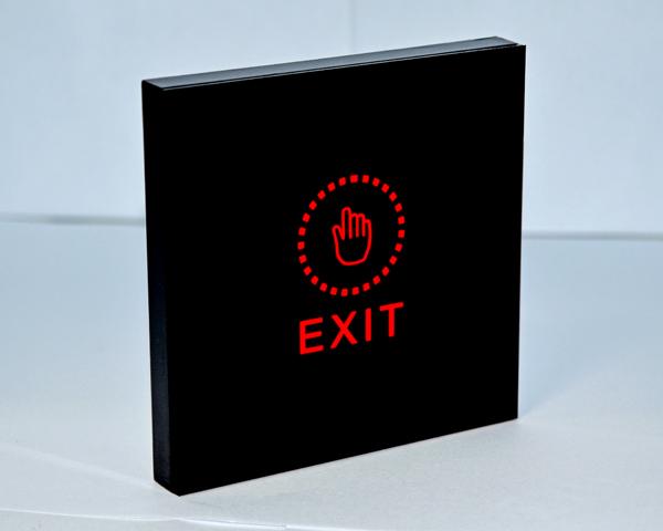 Infrared Contactless Bule Backlight Touch Exit Button \ Door Release Switch for Access Control