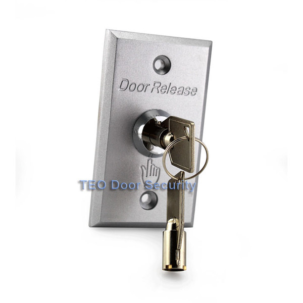 Aluminium alloy Emergency Switch with Keys for Switch Plates Cheap Small Exit Button