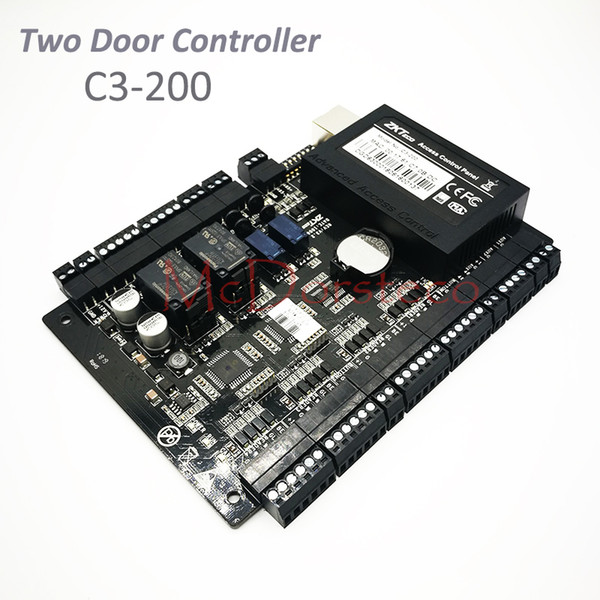 ZKteco C3-200 Two Door Access Control Panel TCP/IP Double Door Lock Controller C3 Proximity Card Time Attendance and Access Control System