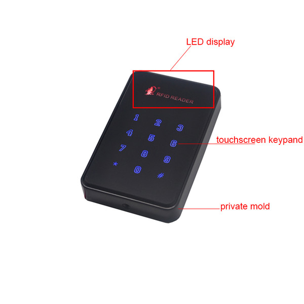 touchscreen keypad standalone access controller