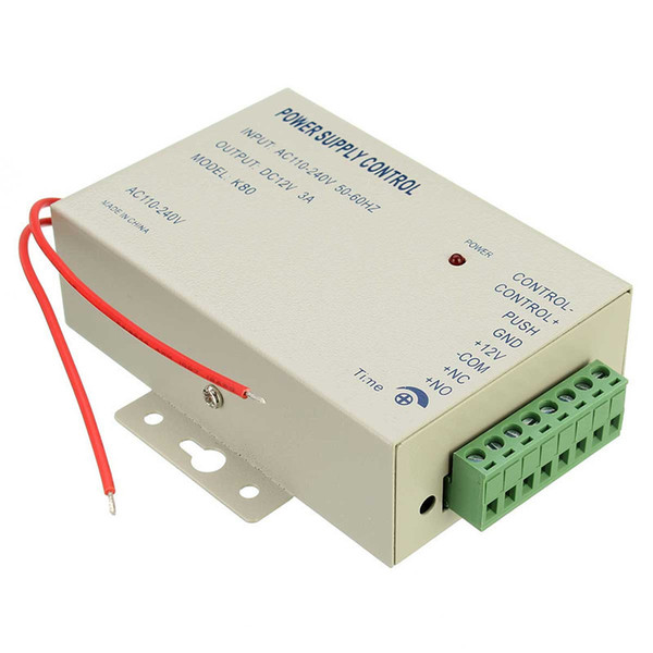 High Quality Small light AC 110~240V 50-60HZ to DC12v 3A 36w Power Supply Controller for Door Access Control System Use