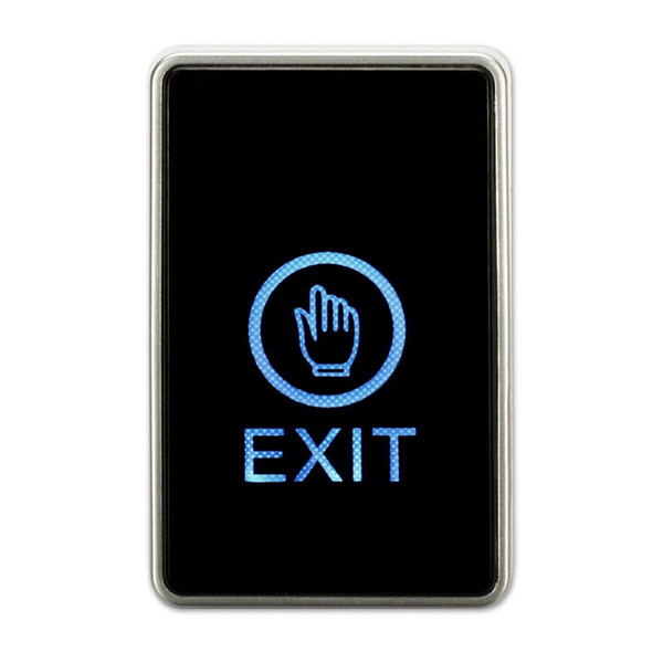 Wholesale- Free Shipping black color door exit button for Access control touch door release switch