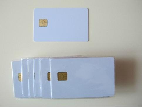 100pcs/lot Plastic contact IC card with chip 4428 pvc card (printable by Epson printer directly)