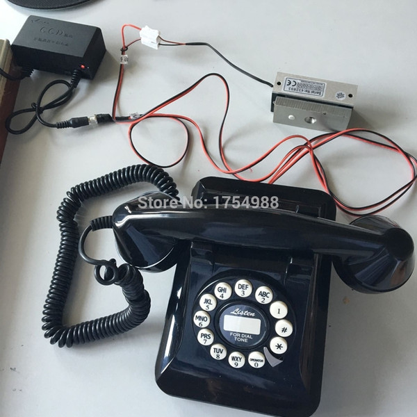 Horrible escape room phone call of real life game prop, telephone prop ,mysterious game phone